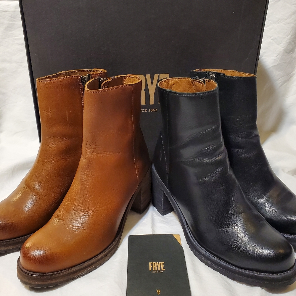Frye Leather Karen Boots